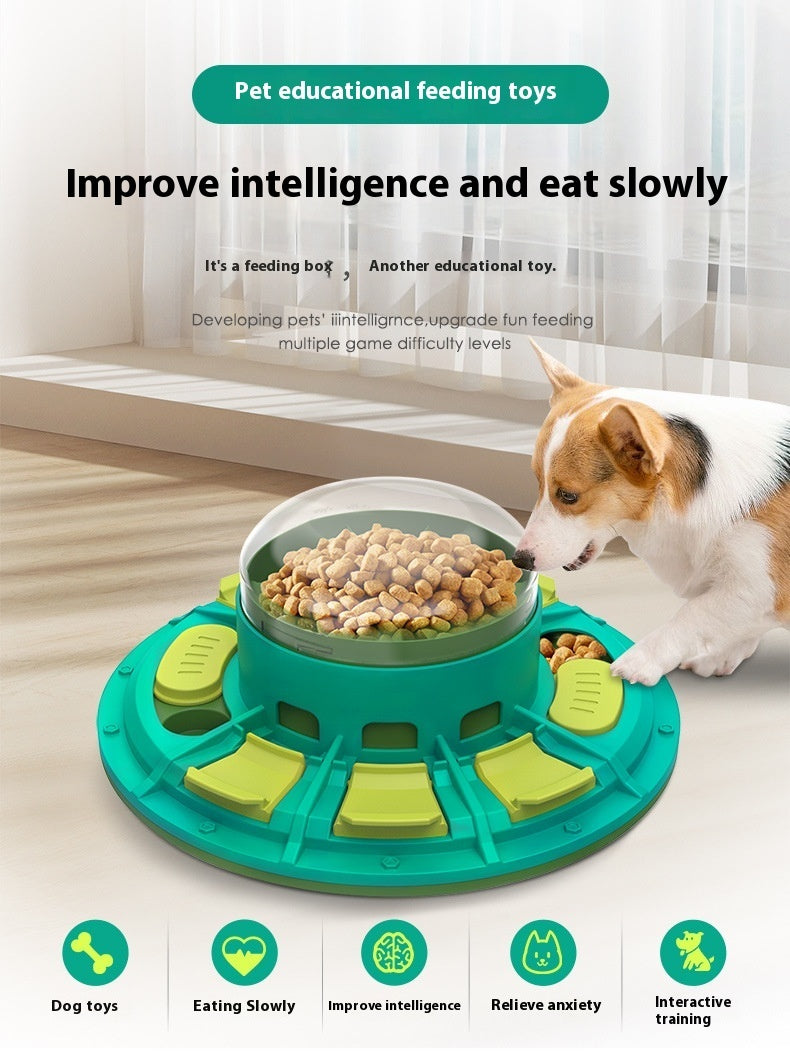 Interactive Dog Puzzle Feeder Toy