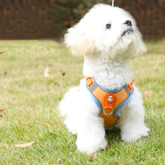 Going Out Universal Reflective Suede Leash Chest Strap