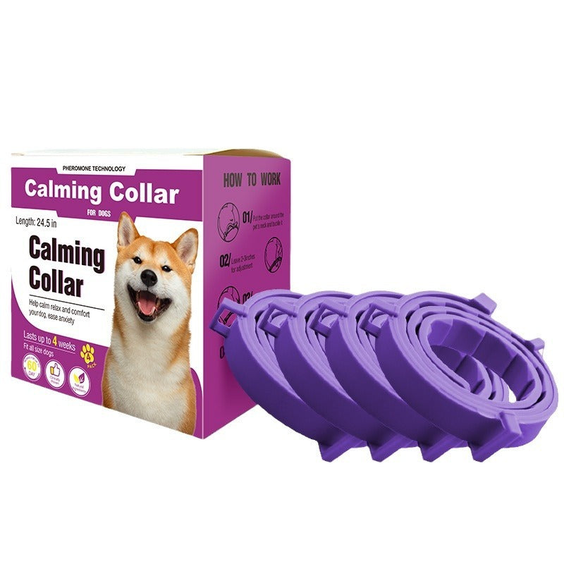 Ondaum Adjustable Soothing Collar for Cats and Dogs – Calm Your Pet with Comfort and Style